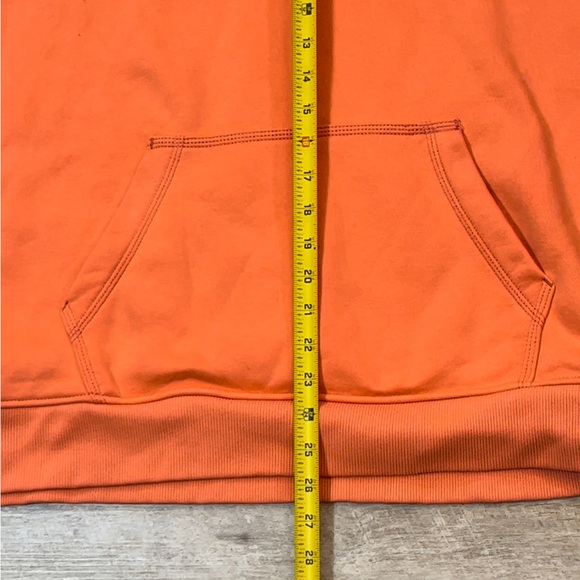 Carhartt Youth Relaxed Fit Clarksburg Sleeve Logo Sweatshirt Hoodie Size L 12-14 - Picture 6 of 7